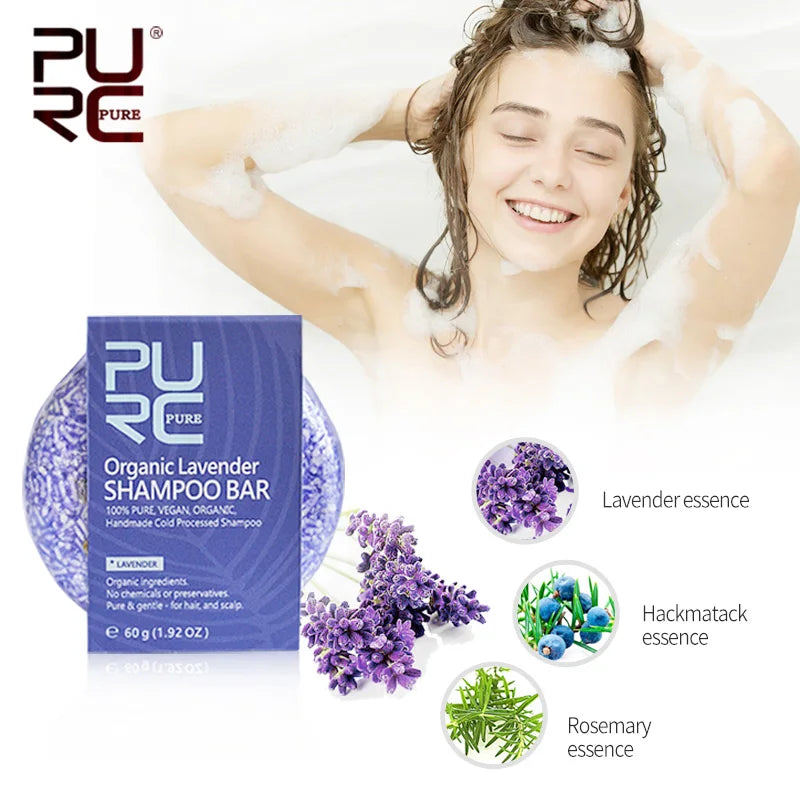 Organic Lavender Shampoo Bar - Vegan