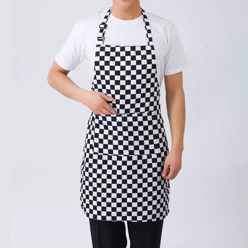 Adjustable Kitchen Cook Apron With 2 Pockets