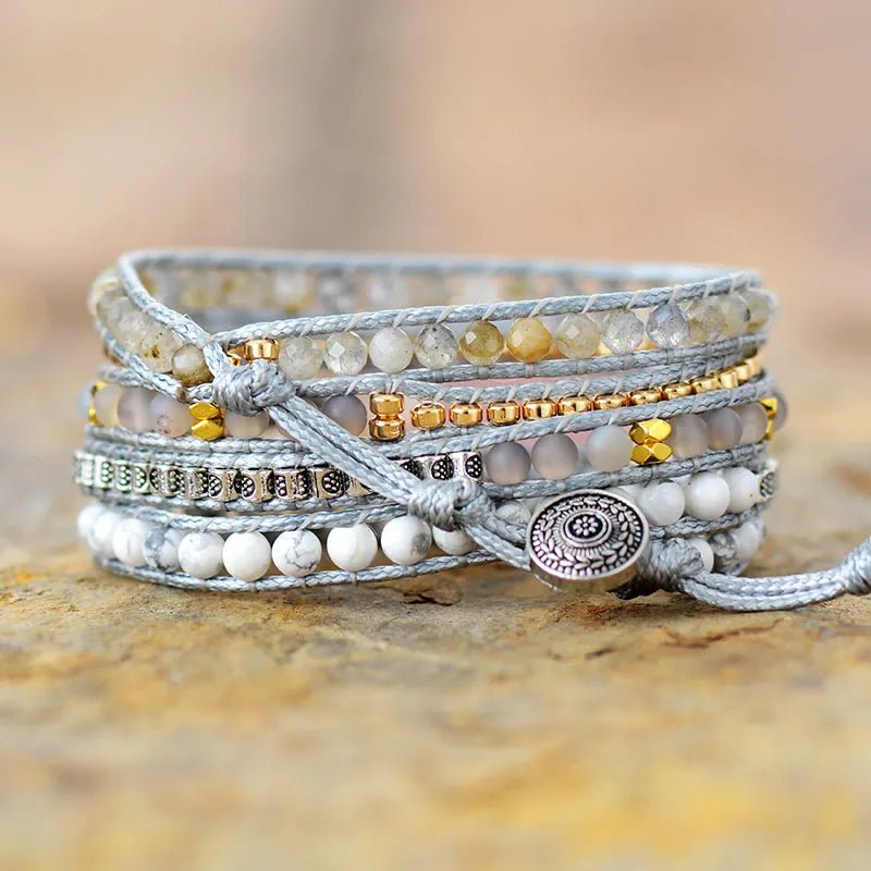 Natural Stones Cozy Vegan Bracelet