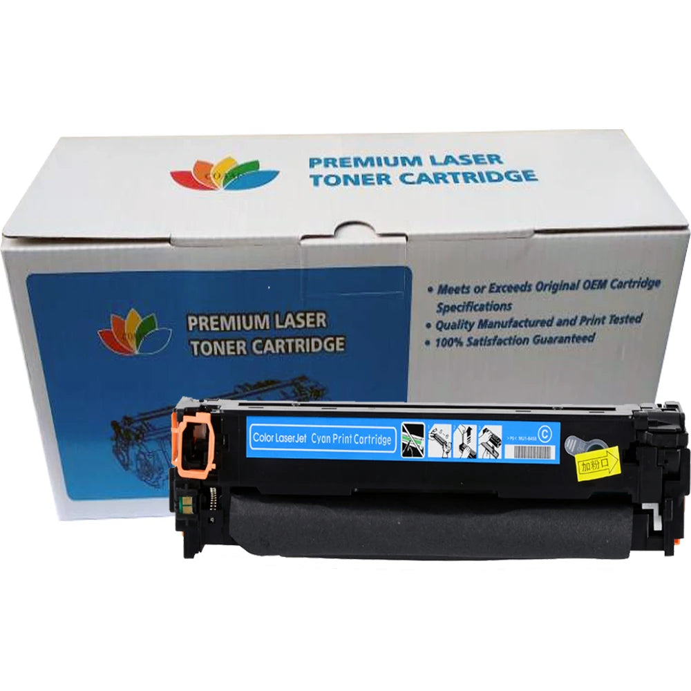 CF540A - CF543A Compatible toner cartridge for HP Color LaserJet Pro MFP M281 M281cdw M281fdw M281fdn