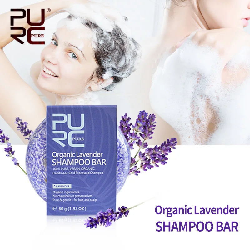 Organic Lavender Shampoo Bar - Vegan