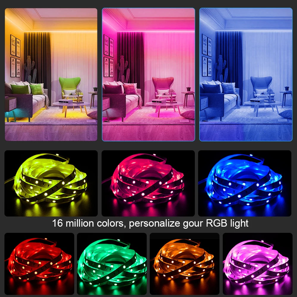 LED Strip Light RGB Music Sync Color Changing