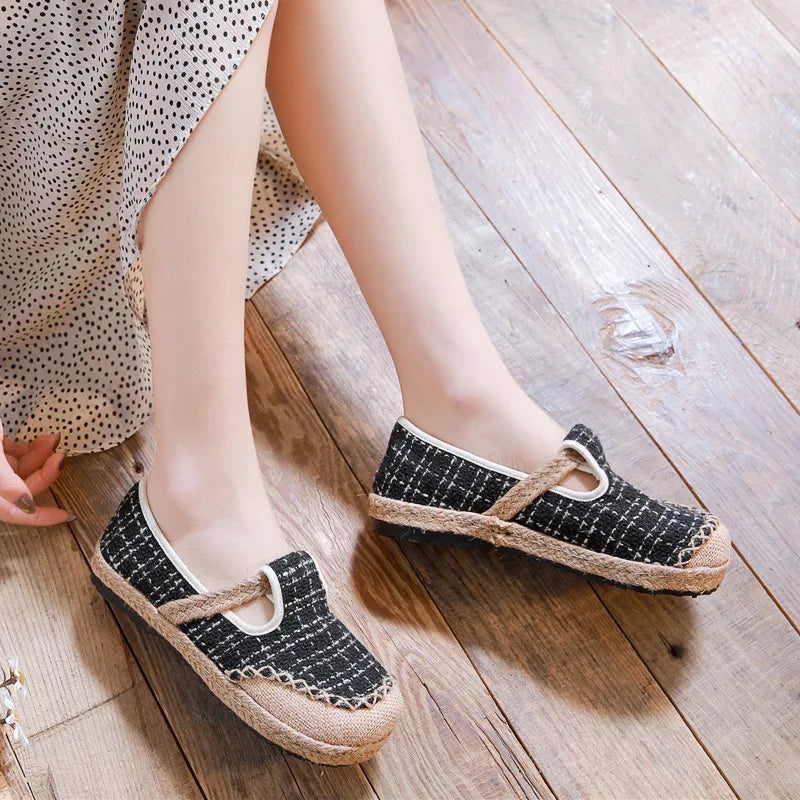 Vegan Handmade Japanese Style Women Shoes