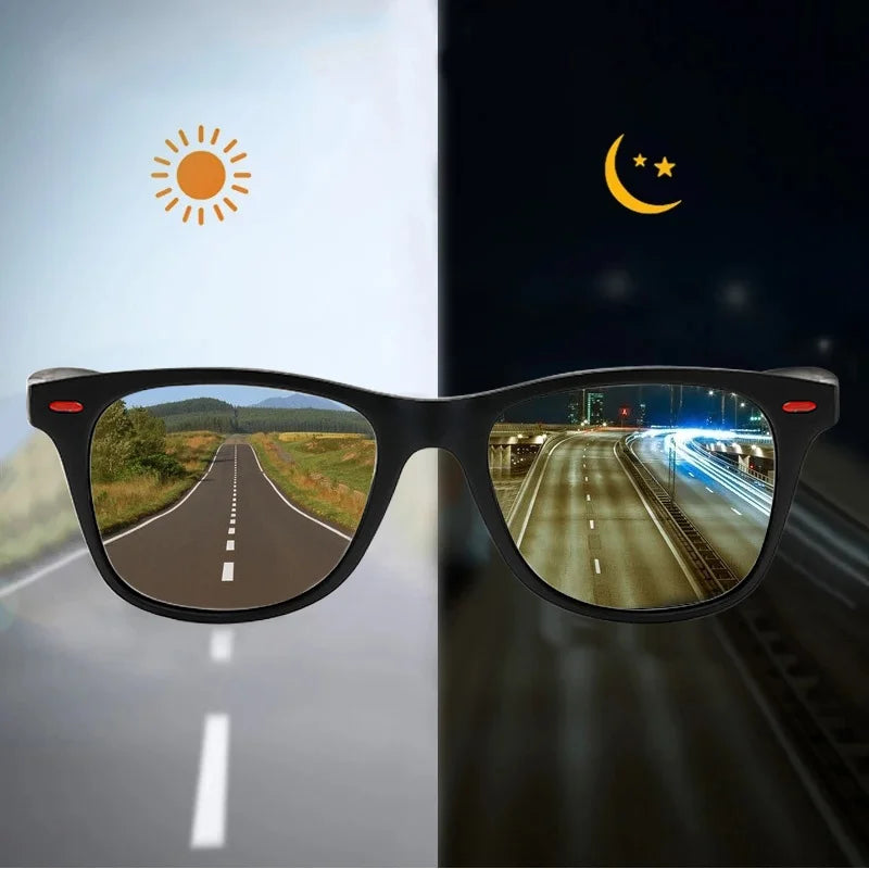 Night Vision Polarized Sunglasses Men - Drive safely at Night