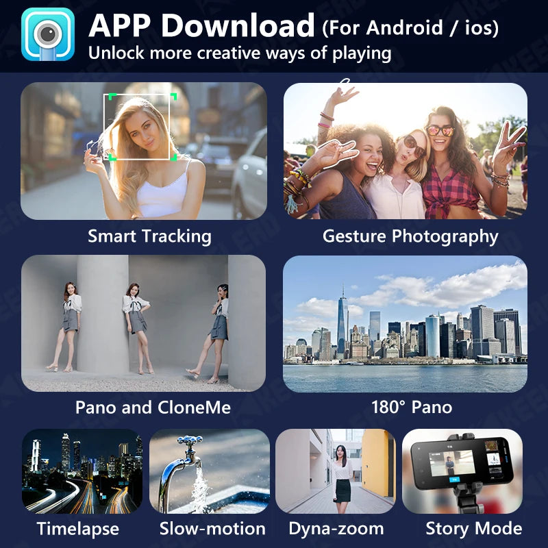 Gimbal Stabilizer Selfie Stick Tripod iPhone