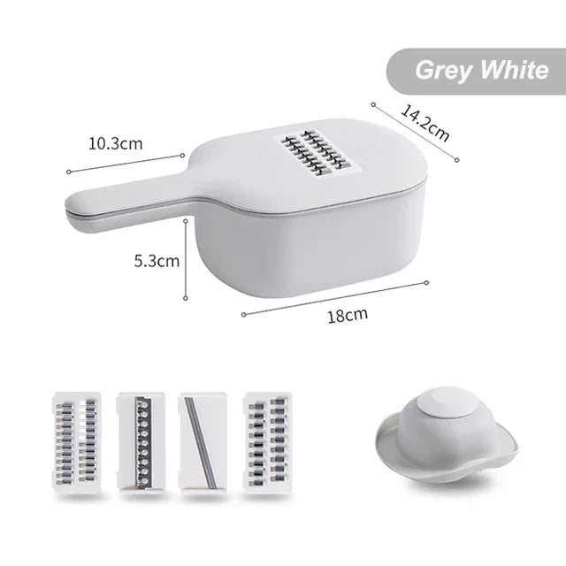 Multi-function Potato Carrot Cucumber Mandoline Slicer Cutter Grater Shredders with Strainer / Kitchen Fruit and Vegetable Tools