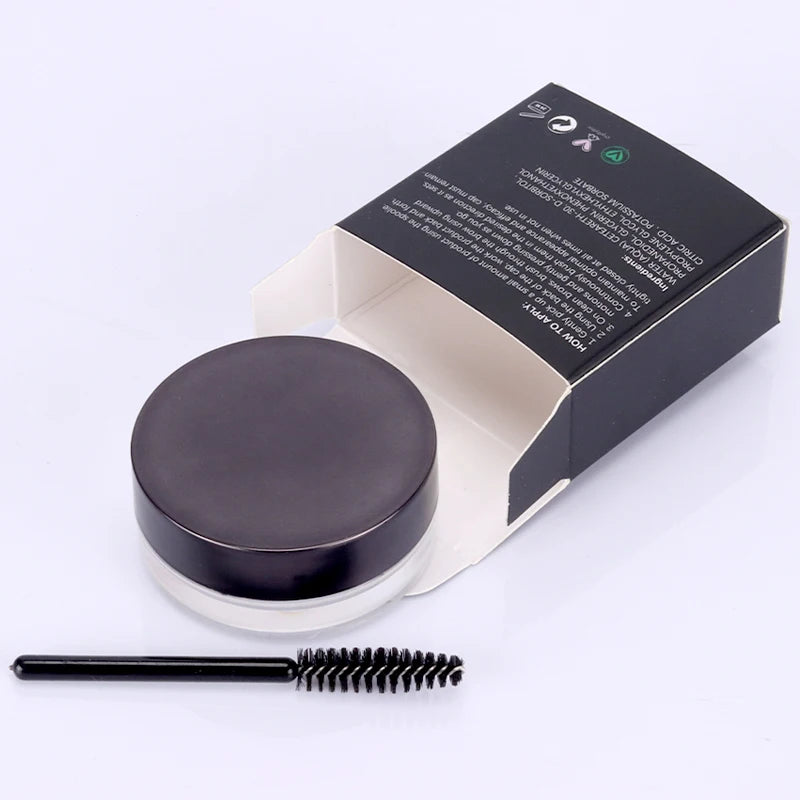 1PC Round Lid Eyebrow Fixed Gel Cosmetics Makeup