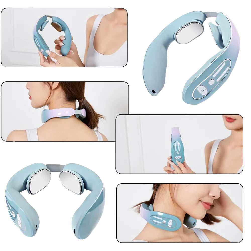 EMS Neck Massager Electric Acupoints Relaxation Tool