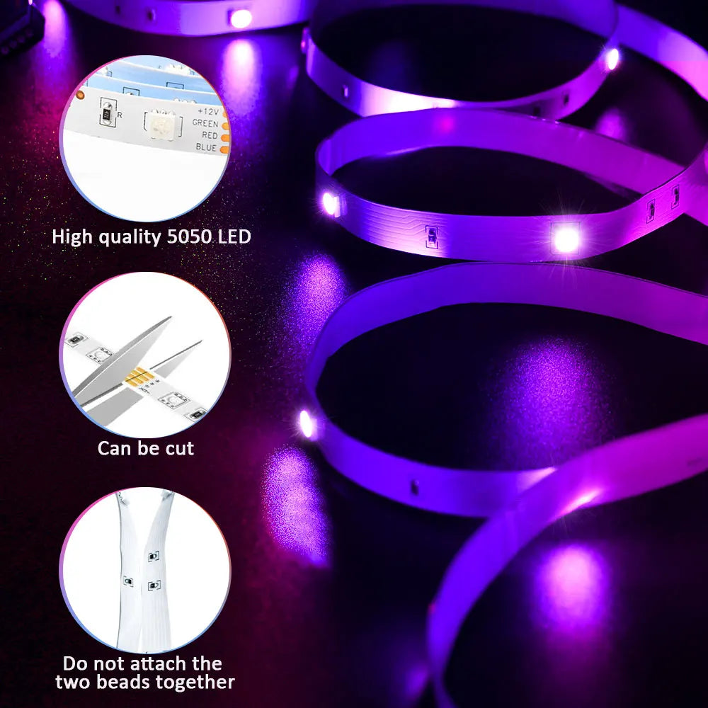 LED Strip Light RGB Music Sync Color Changing