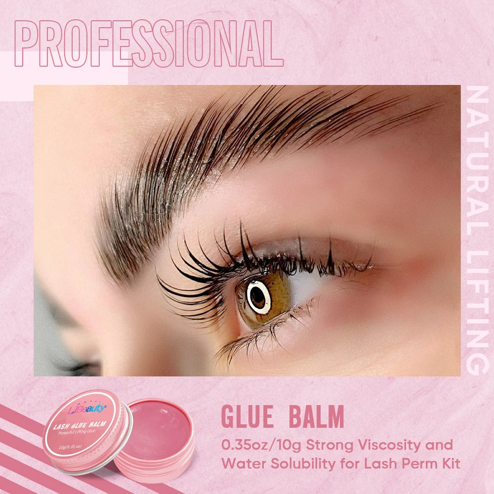 Lash Lifting Glue Wax Vegan Balm Non-Irritation Strong Fixer