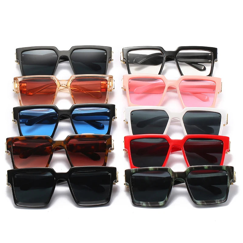 Square Oversized Sunglasses Men