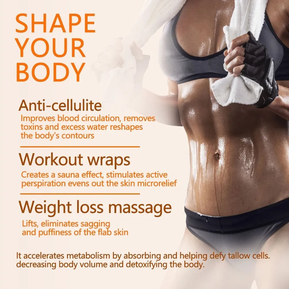 Hot Cream Slimming Anti Belly Fat Burning Ginger Gel - Weight Lose - Shaping Waist