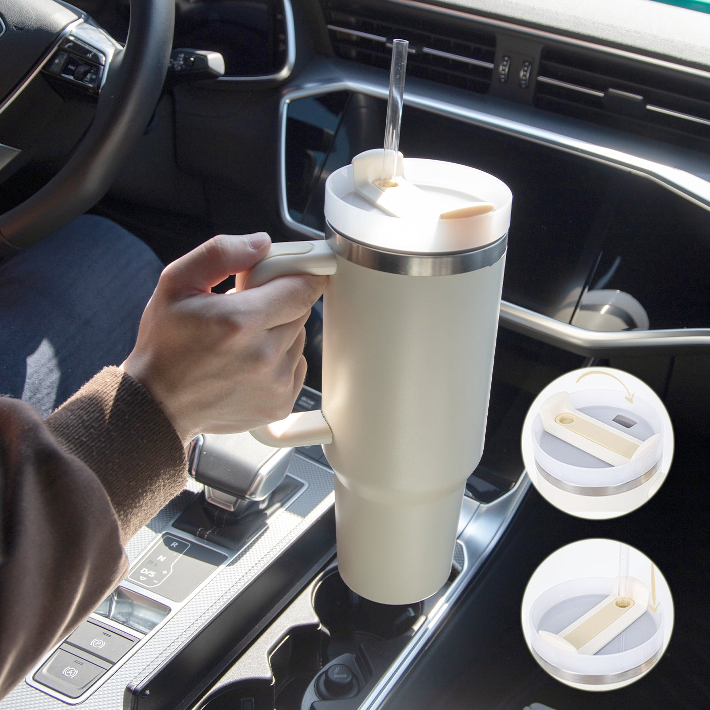Insulated Portable Car Stainless Steel Travel BPA Free Thermal Mug